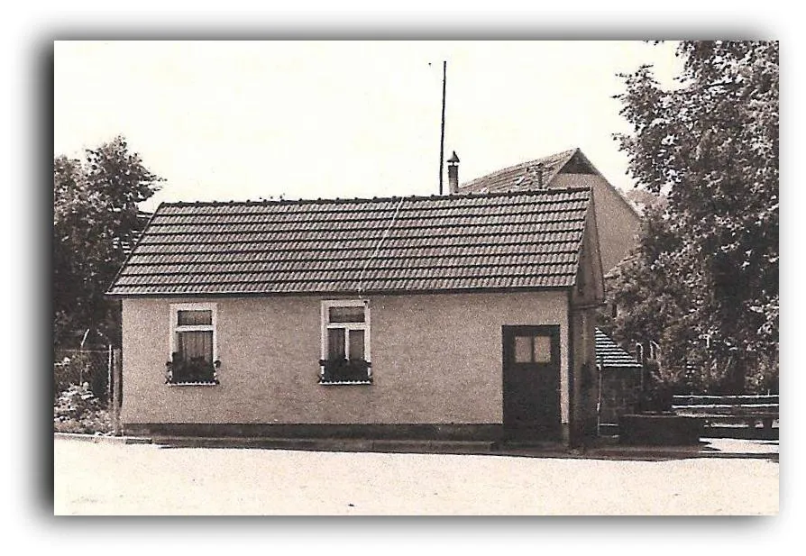 Behelfsheim für Flüchtlinge (Ecke Schulstraße / Pfalzstraße)