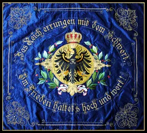 Fahne des Kriegervereins Hohenstein (Burg Hohenstein) von 1908