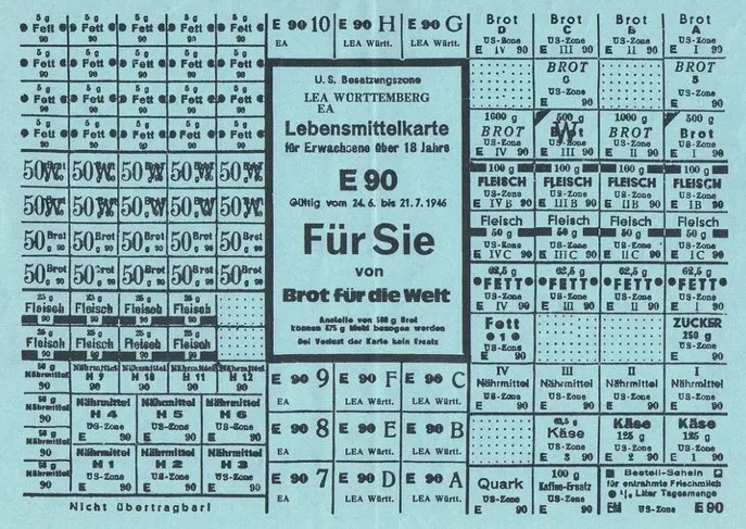 Ausgabe durch die Besatzer