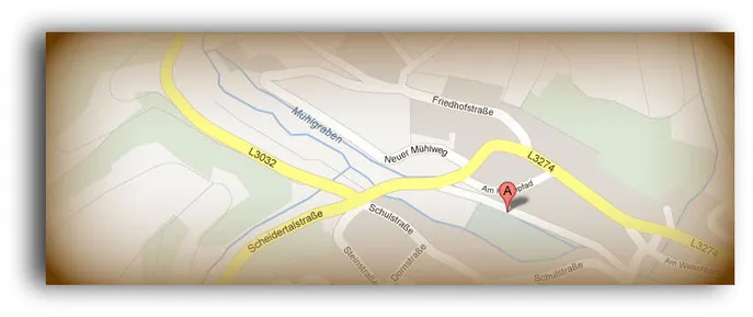 Der Mühlgraben ist noch heute in Google-Maps verzeichnet (Stand 2020)