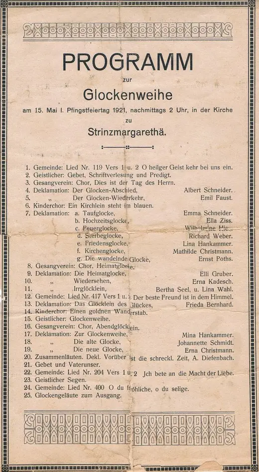 Bildtafel aus der Chronik: 1921