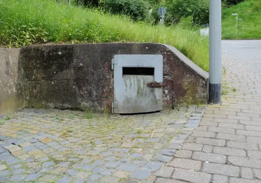 Bildtafel aus der Chronik: Strinzer Laufbrunnen