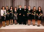 Bildtafel aus der Chronik: Schulentlassung und Konfirmation