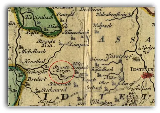 Bildtafel aus der Chronik: 1730