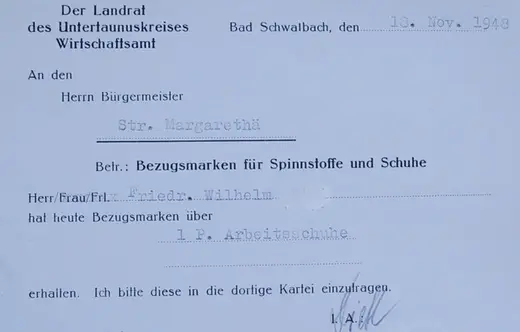 Bildtafel aus der Chronik: Neuanfang